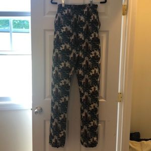 Authentic Burberry silk trousers